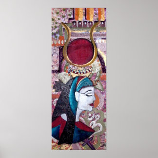 ISIS - EGYPTISCH GODDESS ART-afdrukken Poster
