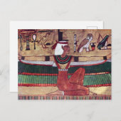isis, het oude Egypte Feestdagenkaart (Voorkant / Achterkant)