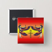 Isis Mirror Vierkante Button 5,1 Cm (Voorkant /achterkant)