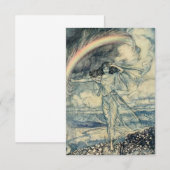 "Isis Rainbow Goddess" door Arthur Rackham Bedankkaart (Voorkant / Achterkant)