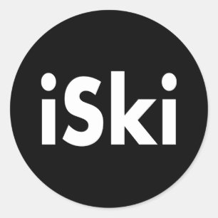 iSki Ronde Sticker