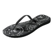 Isla de la Muerte - Schedel Bandana Print Teenslippers (Schuin)