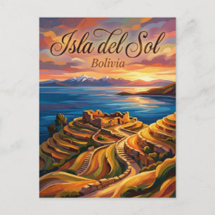 Isla del Sol Bolivia Briefkaart