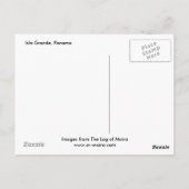 Isla Grande, Panama Briefkaart (Achterkant)
