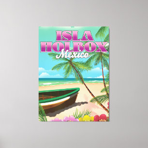 Isla Holbox Mexico Canvas Afdruk
