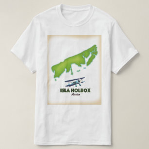 Isla Holbox Mexico reisposter T-shirt