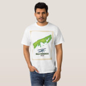 Isla Holbox Mexico reisposter T-shirt (Voorkant volledig)