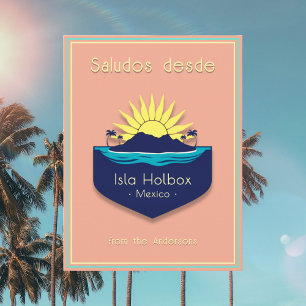 Isla Holbox Mexique vacances Carte postale