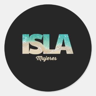Isla Mujeres Mexico Ronde Sticker