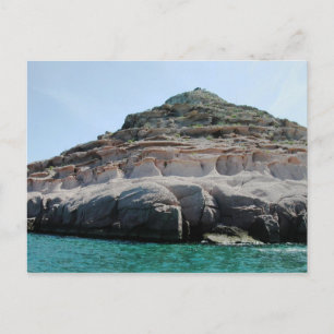 Isla Partida Sculpted Sandstone Baja California Su Briefkaart