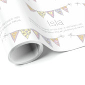 Isla personnalisées nom de bundle emballage cadeau (Coin rond)