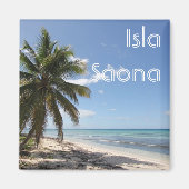 Isla Saona Caribbean Paradise Beach Magneet (Voorkant)