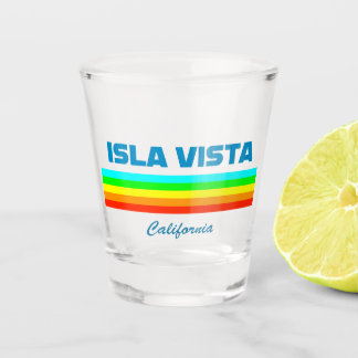 Isla Vista California Shot Glass. Glas
