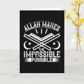 Islam - Allah Makes Impossible Kaart (Gele Bloem)