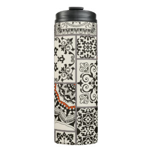 Islam Arabisch Majolica Tegels Patchwork Thermosbeker