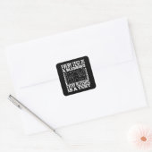 Islam - Elke test is een zegen Vierkante Sticker (Envelop)