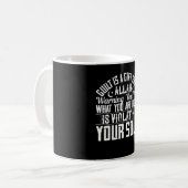 islam - gif is een cadeau van allah koffiemok (Voorkant links)