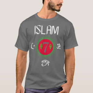 Islam - Goden en aarde occult Science Allah 7 T-shirt