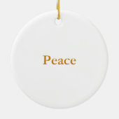 Islam, gouden symbool keramisch ornament (Achterkant)