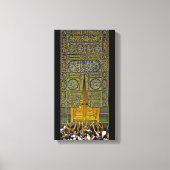 Islam Islamitische Arabisch Calligrafie Hajj Kaaba Canvas Afdruk (Voorkant)