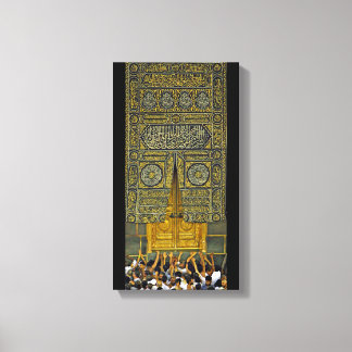 Islam Islamitische Arabisch Calligrafie Hajj Kaaba Canvas Afdruk