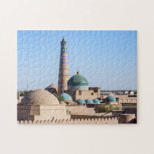 Islam Khodja Minaret & moskee - Khiva, Oezbekistan Legpuzzel