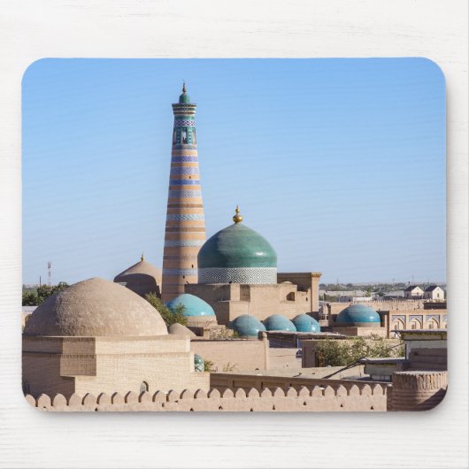 Islam Khodja Minaret & moskee - Khiva, Oezbekistan Muismat (Voorkant)