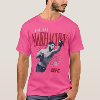Islam Makhachev Retro Bitmap Style T-shirt