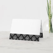 Islam mariage damassé invitation islamique fiançai (Dos)