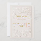 Islam Nikah Faire-part de mariage islamique (Devant)