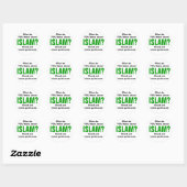 Islam Ronde Sticker (Vel)