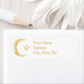 Islam-symbool Etiket (Insitu)