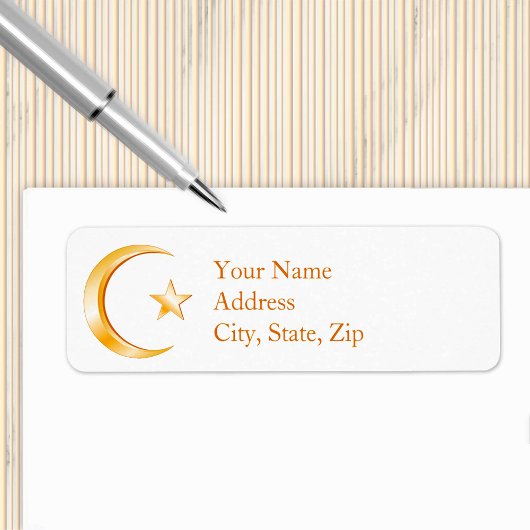 Islam-symbool Etiket