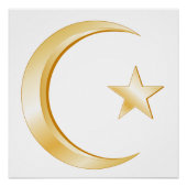 Islam-symbool Perfect Poster (Voorkant)