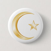 Islam-symbool Ronde Button 5,7 Cm (Voorkant)
