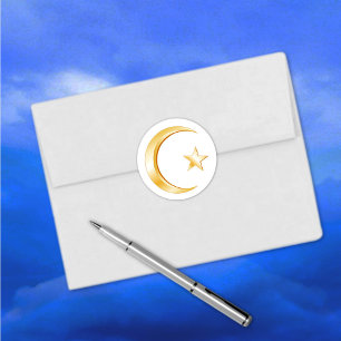 Islam-symbool Ronde Sticker