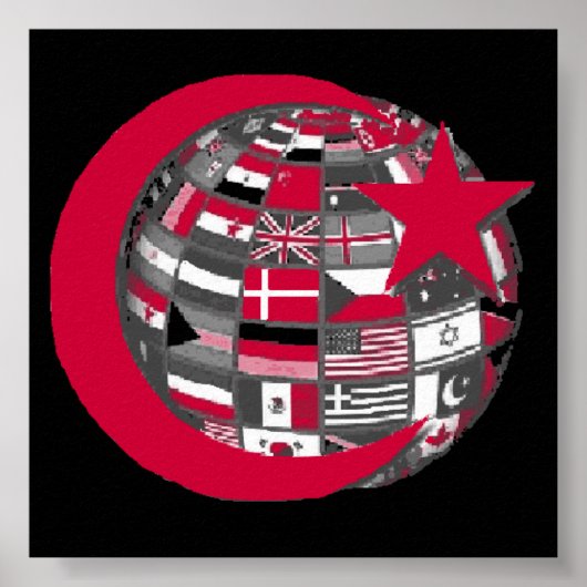 ISLAM WORLD POSTER (Voorkant)