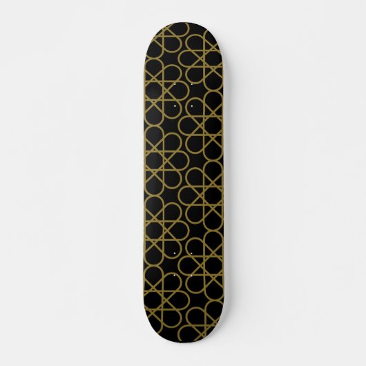 Islamic Arabic Geometric Pattern Design Skateboard (Voorkant)