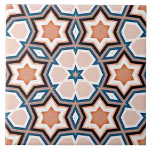 Islamic Ceramic Tegel Design Pattern Salmon Tegeltje