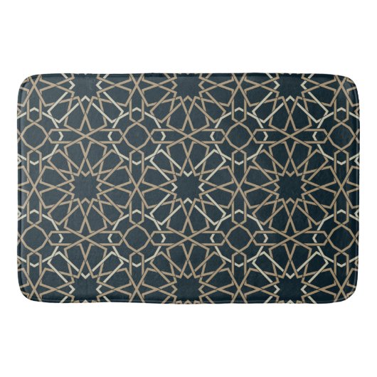 Islamic Geometric Pattern Design Abstract Badmat (Voorkant)