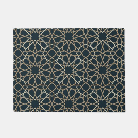 Islamic Geometric Pattern Design Abstract Deurmat (Voorkant)