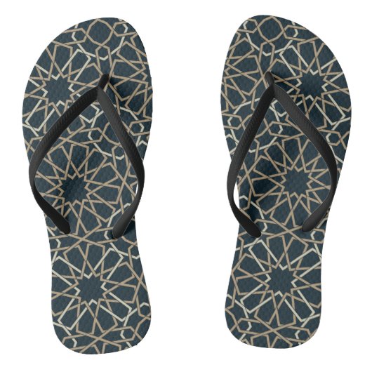 Islamic Geometric Pattern Design Abstract Teenslippers (Voetbed)