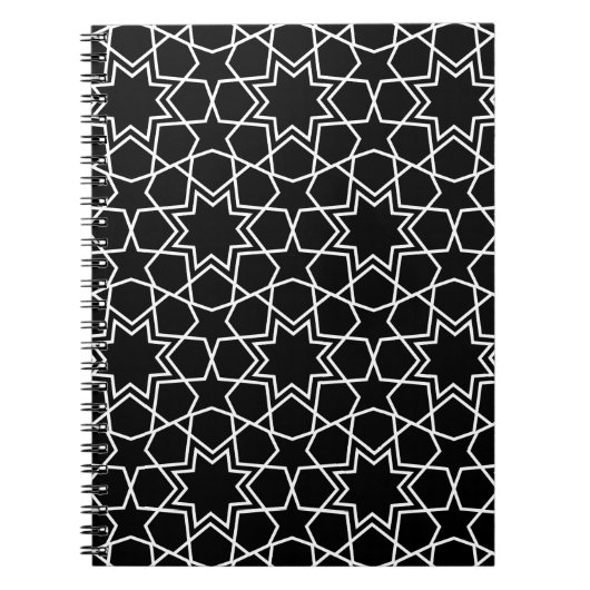 Islamic Geometric Pattern Design Arabic Notitieboek (Voorkant)