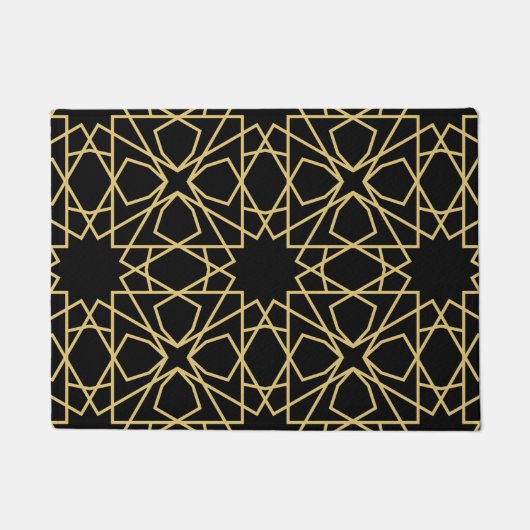 Islamic Geometric Pattern Design Deurmat (Voorkant)