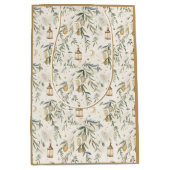 Islamic Gift Bags | Eid, Ramadan Olive Lantern  Medium Cadeauzakje (Voorkant)