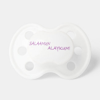 Islamic Greetings Baby Pacifier Speen