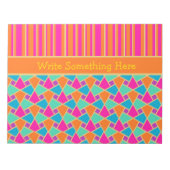 Islamic Pattern and Stripes Notitieblok of Jotter (Voorkant)