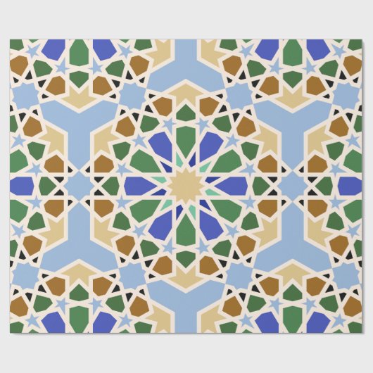 Islamic Pattern Background Cadeaupapier (Vlak)