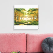 Islamic Wall Decor- Religious Trees Of Jannah Canvas Afdruk (Insitu (Woonkamer))