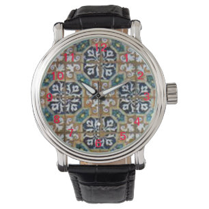 IslamicTile Custom Wristwatch Horloge